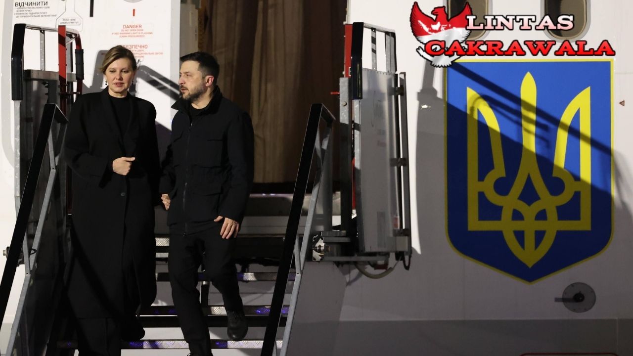 Drone Misterius Hampir Tabrak Pesawat Zelensky di Irlandia